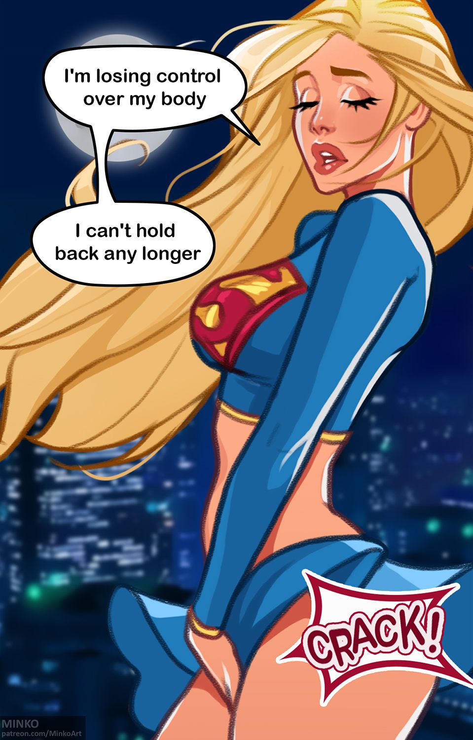 Anime Supergirl Porn - Olena Minko - Super Girl (Superman) - FreeComix