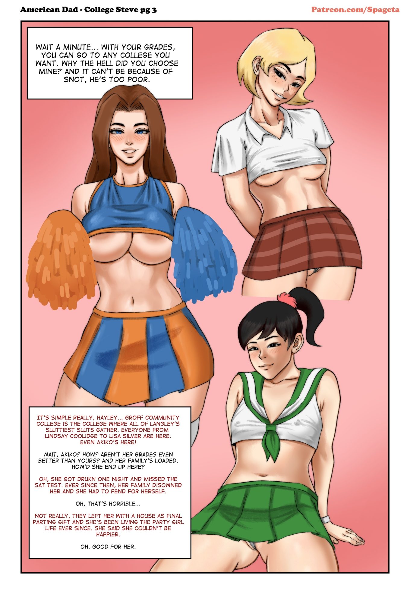1360px x 1972px - College Steve - American Dad by Spageta - FreeAdultComix