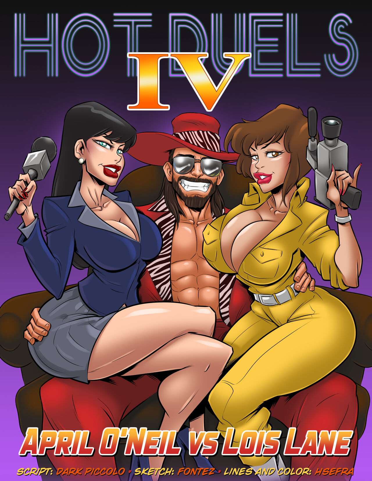 April Oneil Cartoon Tits - Hot Duels IV: April O'Neil vs Lois Lane - The Ultimate Showdown!
